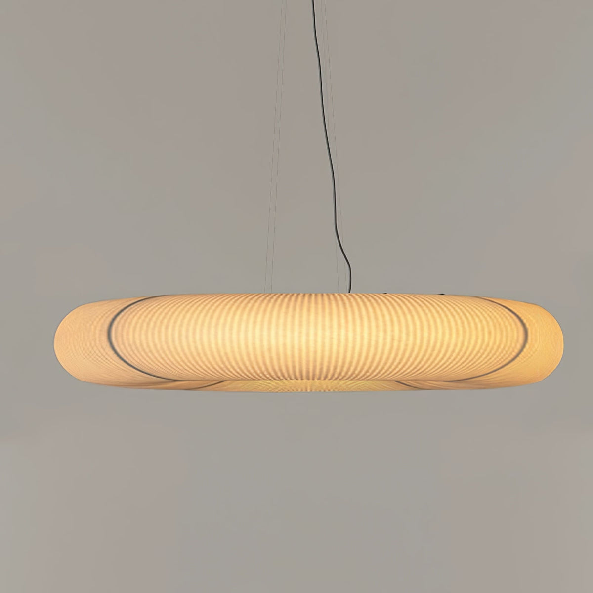 Tekio Designer Pendant Light with Silk Shade for Modern Interiors