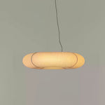 Tekio Designer Pendant Light with Silk Shade for Modern Interiors