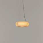Tekio Designer Pendant Light with Silk Shade for Modern Interiors