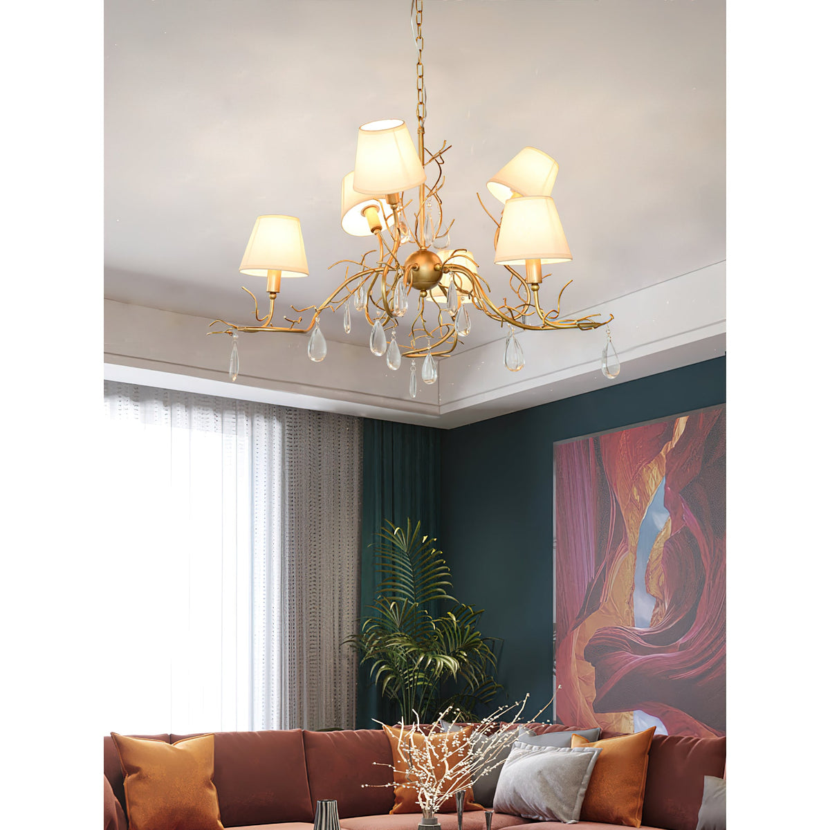 tendril-chandelier