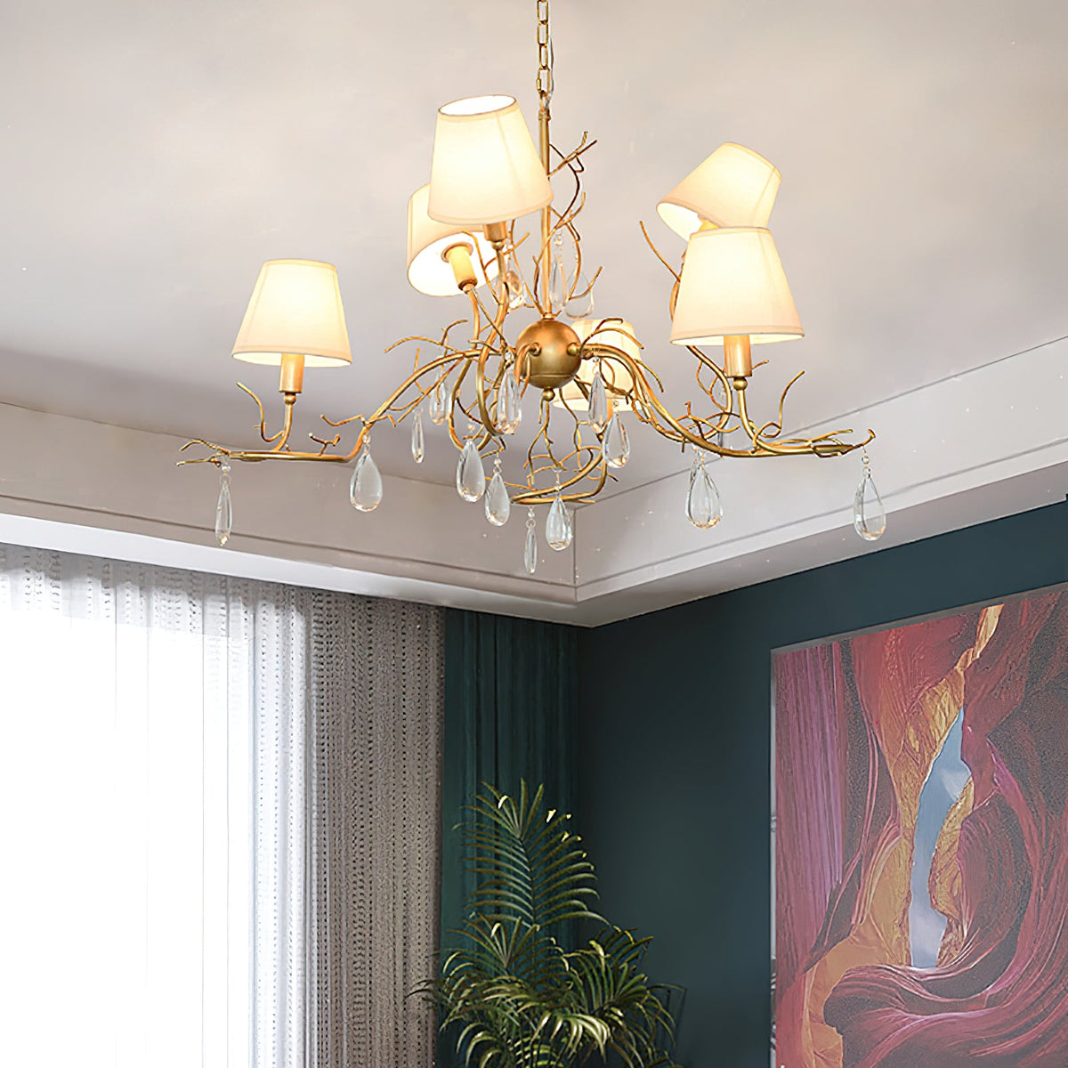 tendril-chandelier