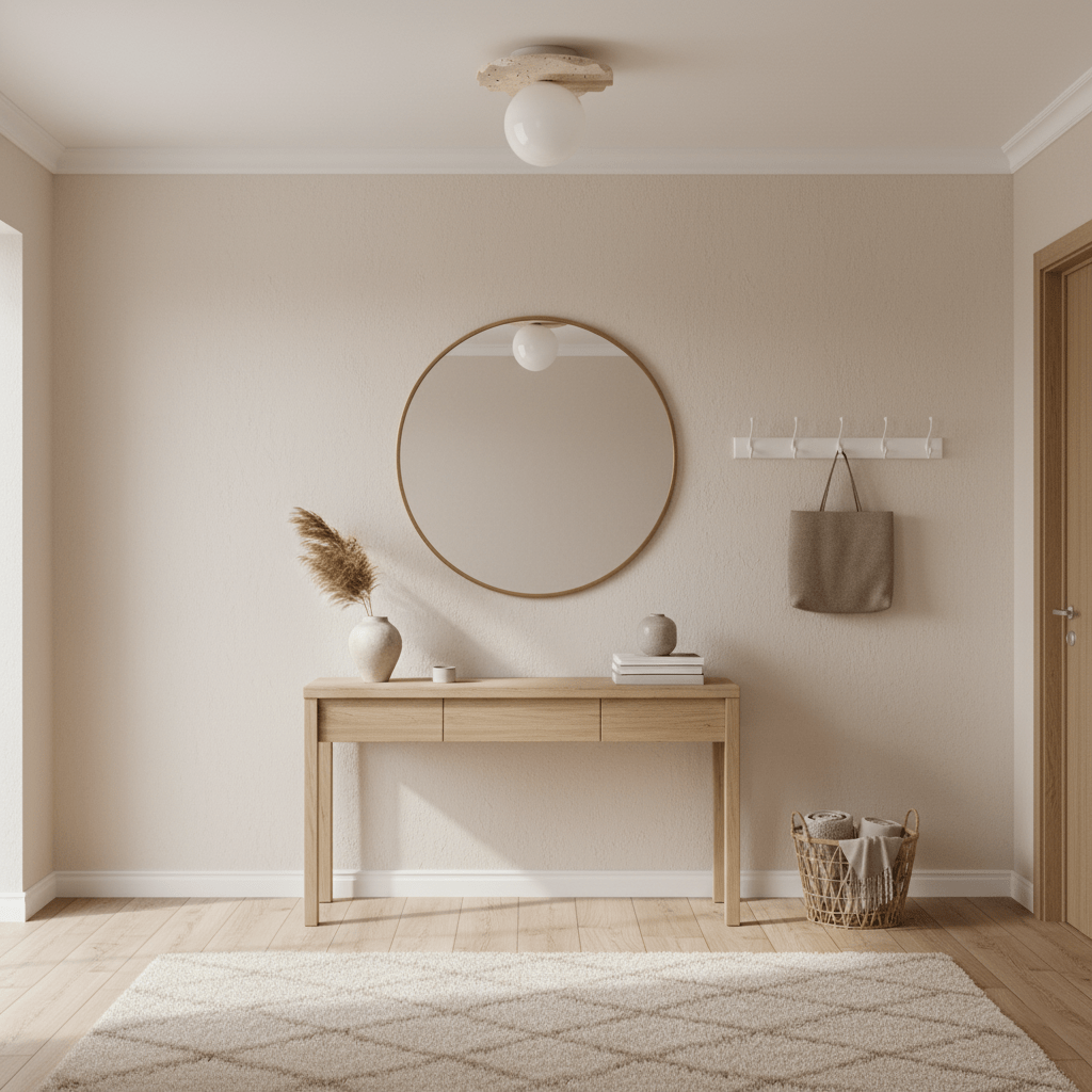 Terra Globe Ceiling Light in Hand-Chiseled Travertine with Opal Glass Shade