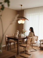 Terra Bloom Sculptural Pendant Light with Layered Shades
