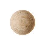 Terra Disc Travertine Wall Sconce with Integrated LED