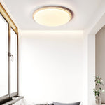 Terra Round Travertine LED Ceiling Light in Natural Stone Finish