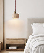 Terraform Travertine Pendant Light – Sculptural Stone Multi-Pendant