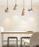 Terraform Travertine Pendant Light – Sculptural Stone Multi-Pendant