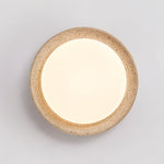 Terralux Travertine LED Flush Mount Ceiling Light for Modern Interiors