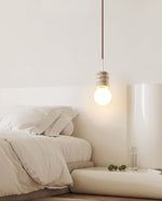Terrava Stone Pendant Light – Handcrafted Travertine Mini Pendant for Modern Interiors