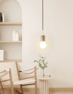 Terrava Stone Pendant Light – Handcrafted Travertine Mini Pendant for Modern Interiors
