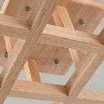 Tetrix Wood Ceiling Light