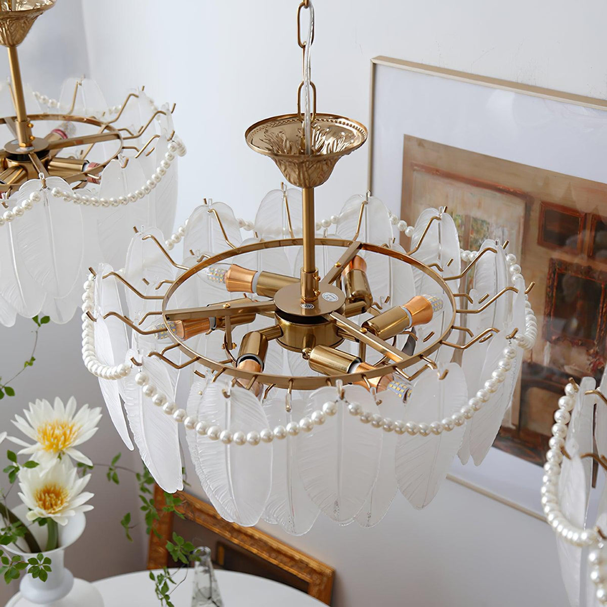 texture-glass-leaf-chandelier