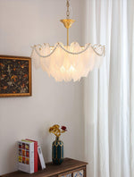 texture-glass-leaf-chandelier