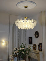 texture-glass-leaf-chandelier