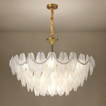 texture-glass-leaf-chandelier