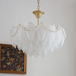 texture-glass-leaf-chandelier