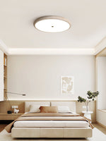 Travertine Disk LED Flush Mount Ceiling Light for Modern Interiors