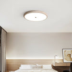 Travertine Disk LED Flush Mount Ceiling Light for Modern Interiors