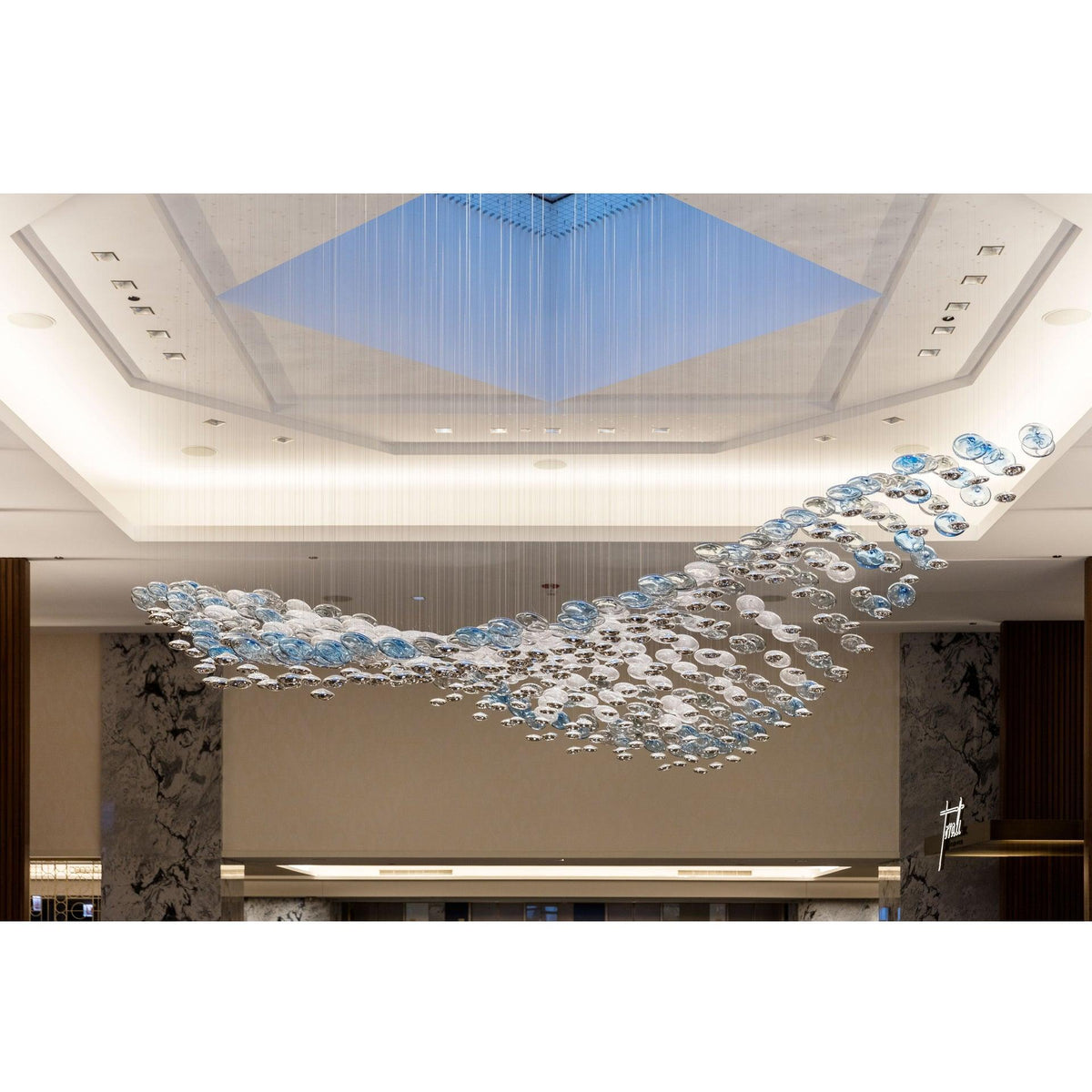 diy-flying-wave-chandelier