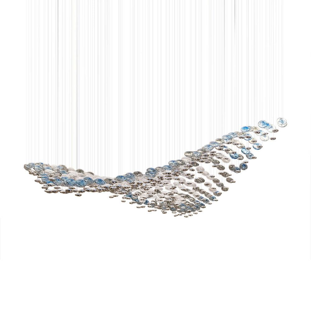 diy-flying-wave-chandelier