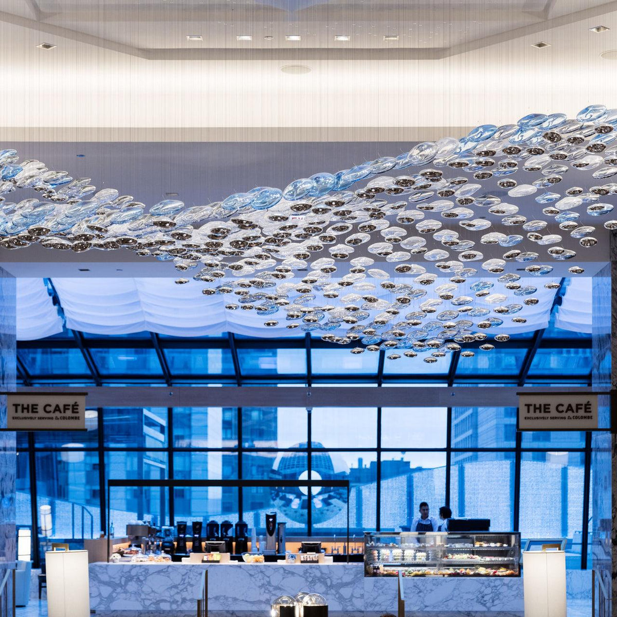 diy-flying-wave-chandelier