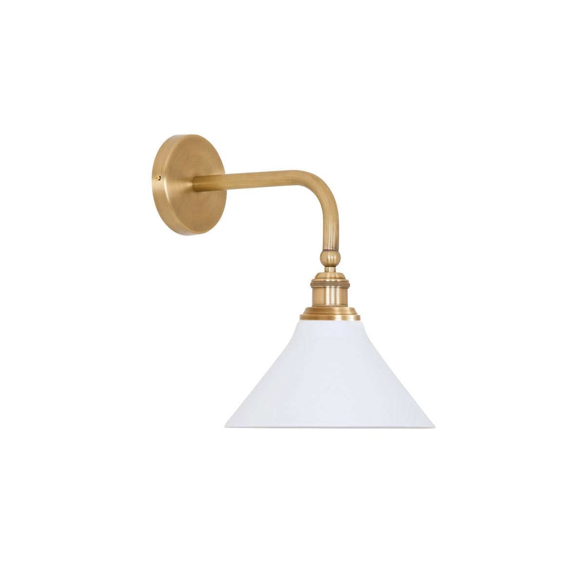 Bridgemont Wall Sconce – Modern Brass Wall Light for Bedroom & Living Room
