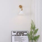 Bridgemont Wall Sconce – Modern Brass Wall Light for Bedroom & Living Room