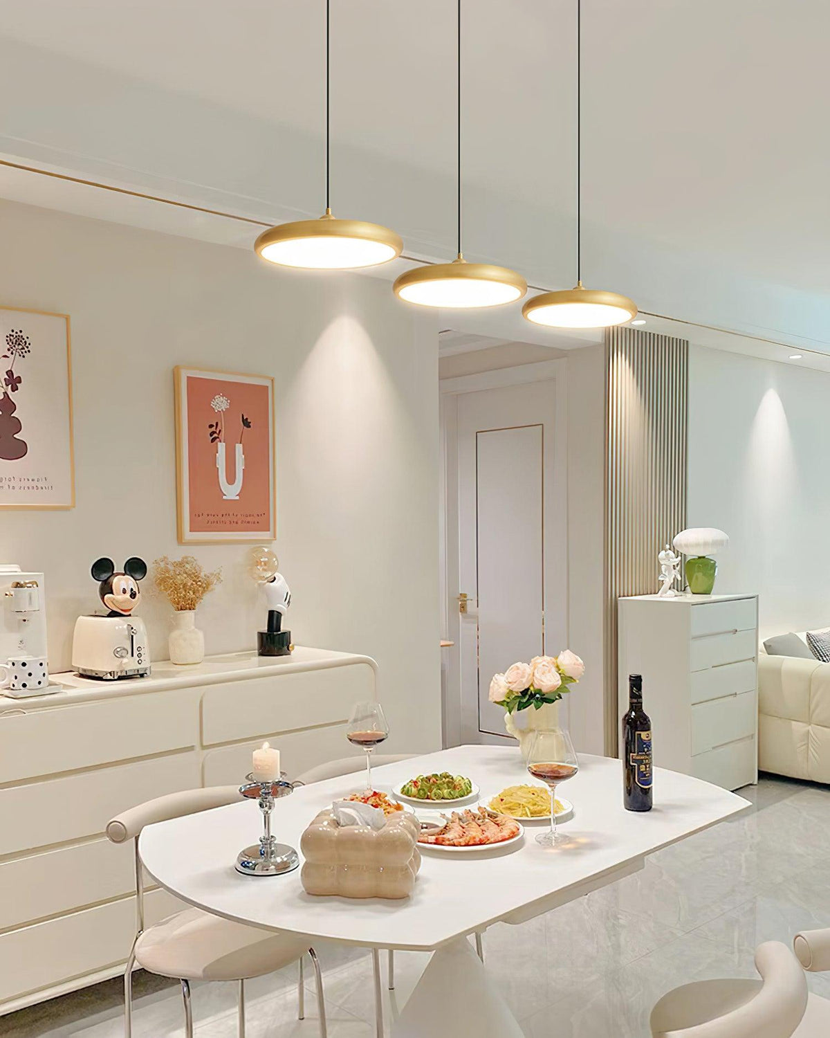 Thin Disc Pendant Lamp
