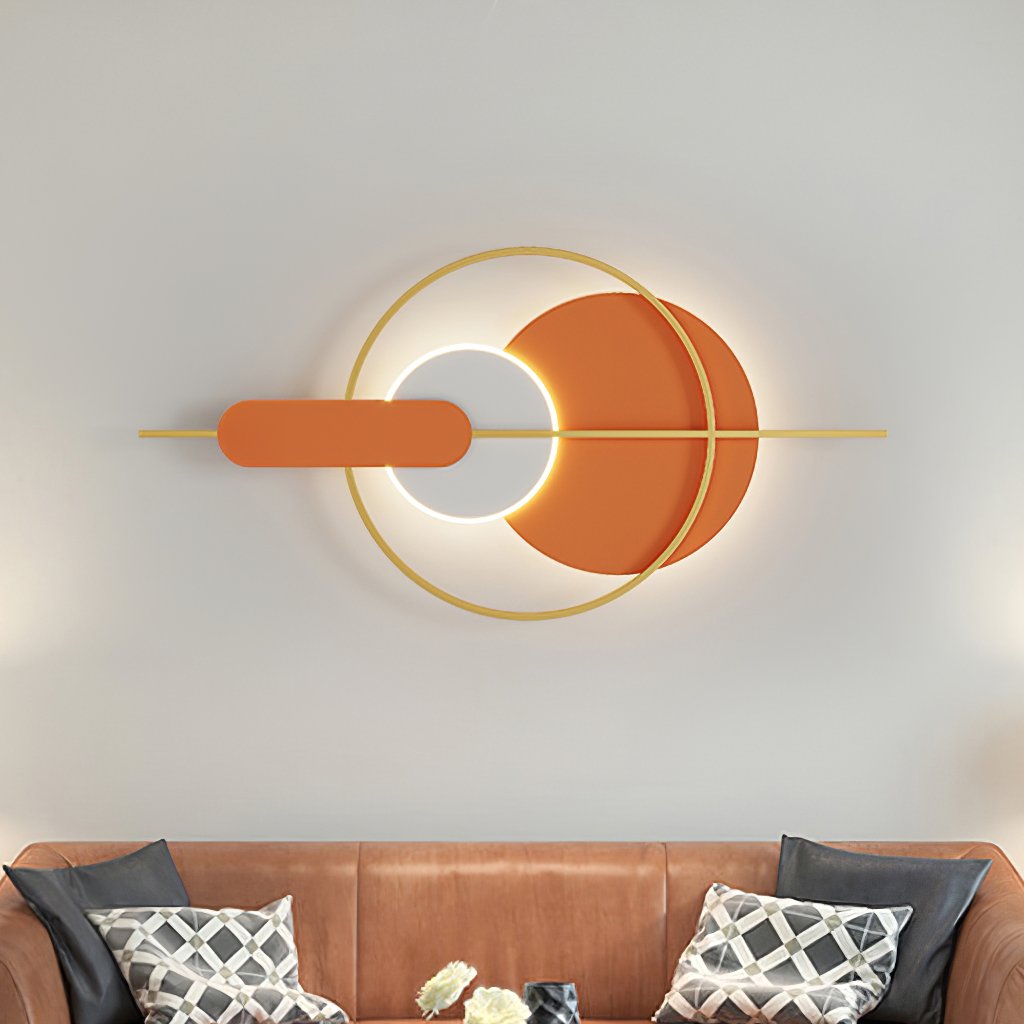 Three Round Wall Lamp