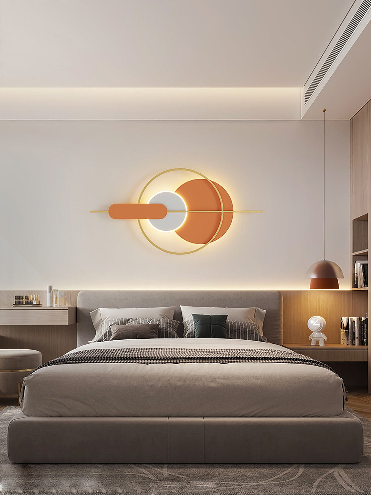 Three Round Wall Lamp