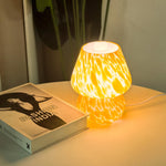 Creative Glass Retro Mushroom Table Lamp