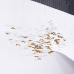 Tidal Art Glass Pendant Chandelier – Modern Cascading LED Light