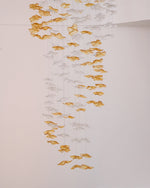 Tidal Art Glass Chandelier – Modern Cascading LED Pendant Light