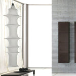 Tiered Column Pendant Light – Modern Layered Fabric & Metal Hanging Lamp