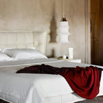 Tiered Column Pendant Light – Modern Layered Fabric & Metal Hanging Lamp