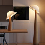 Tilt Hat Wooden Table Lamp