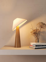 Tilt Hat Wooden Floor Lamp