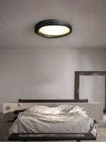 Timber Round Wood Ceiling Lamp