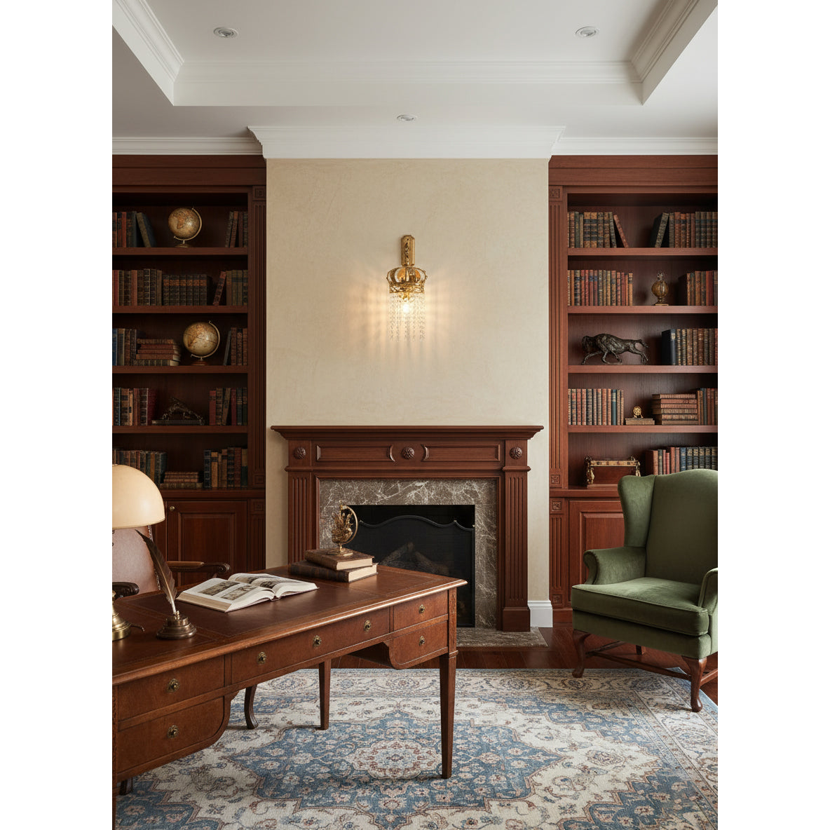 timon-brass-crown-wall-lamp