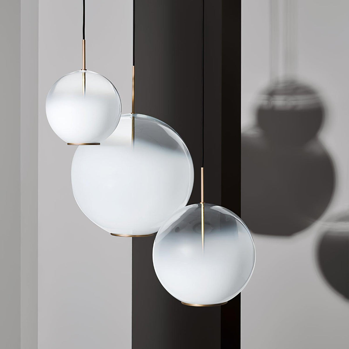 Tindari Glass Pendant Light – Modern LED Hanging Lamp for Living & Dining