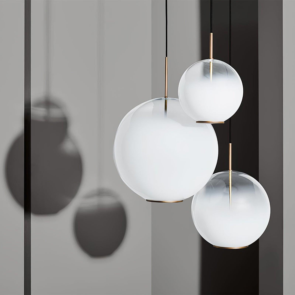 Tindari Glass Pendant Light – Modern LED Hanging Lamp for Living & Dining