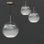Tindari Glass Pendant Light – Modern LED Hanging Lamp for Living & Dining