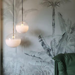Tindari Glass Pendant Light – Modern LED Hanging Lamp for Living & Dining