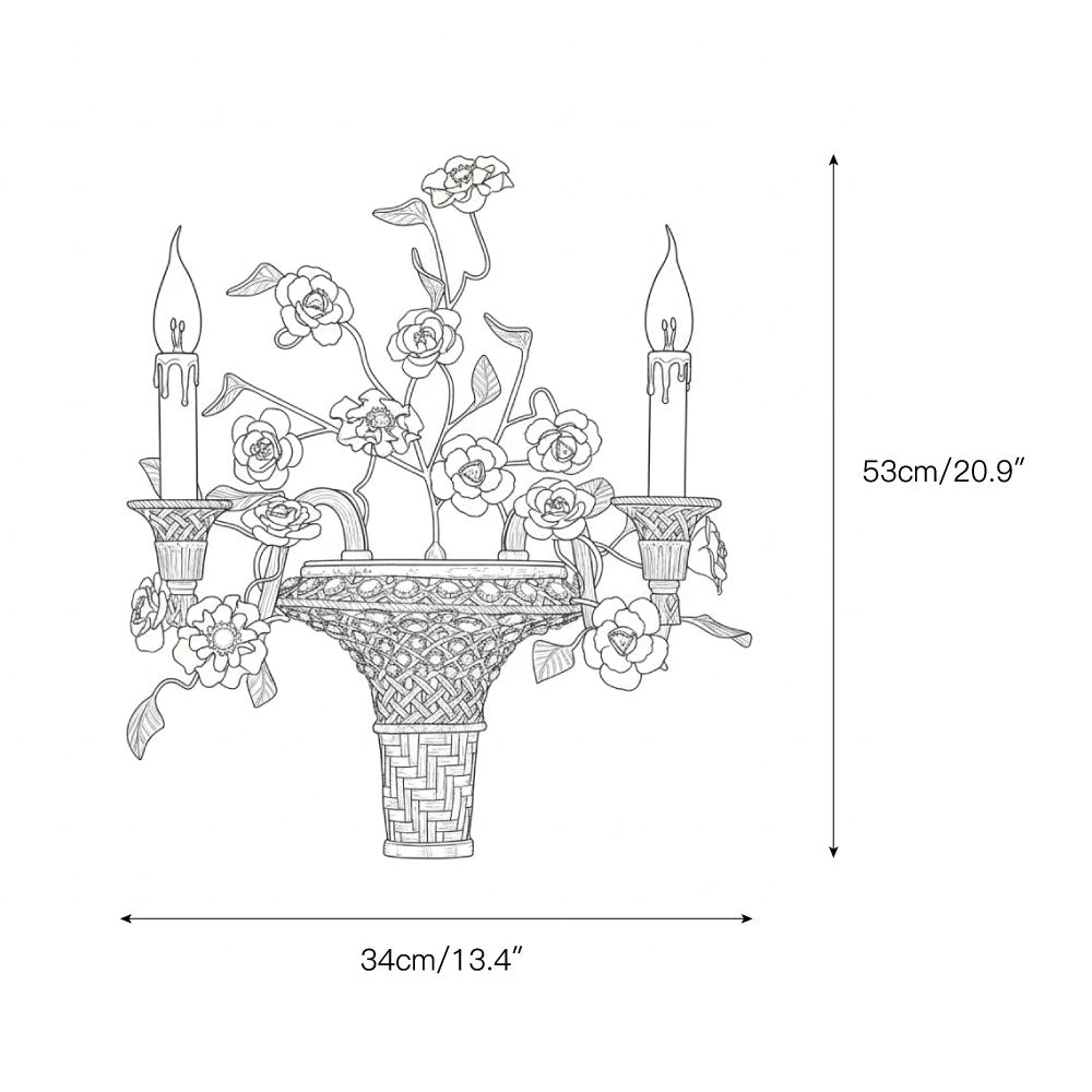 tole-ceramic-flower-wall-lamp