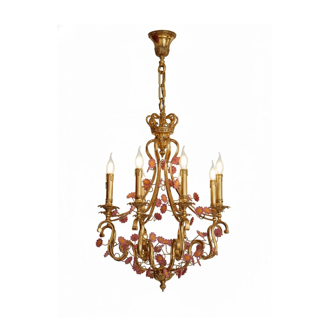 tole-foliate-decorated-chandelier