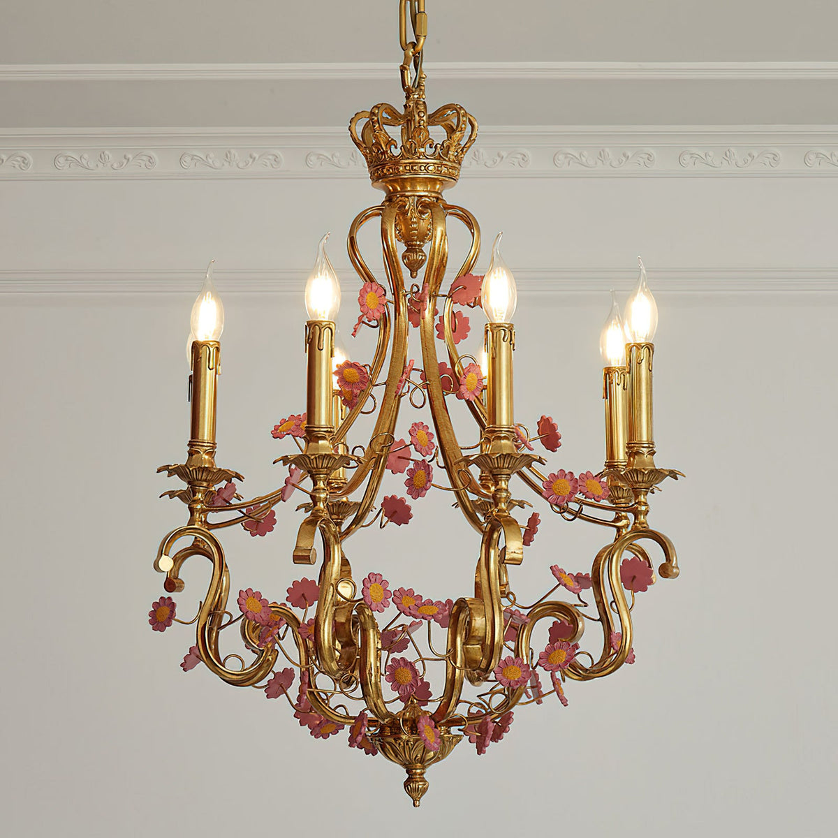 tole-foliate-decorated-chandelier