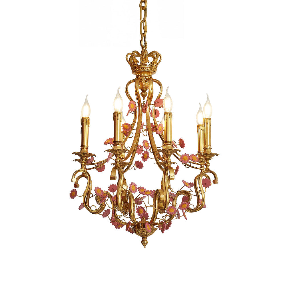 tole-foliate-decorated-chandelier