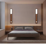 Topographic Lumen Wall Sconce – Sculptural Wood & LED Wall Light