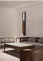Topographic Lumen Wall Sconce – Sculptural Wood & LED Wall Light