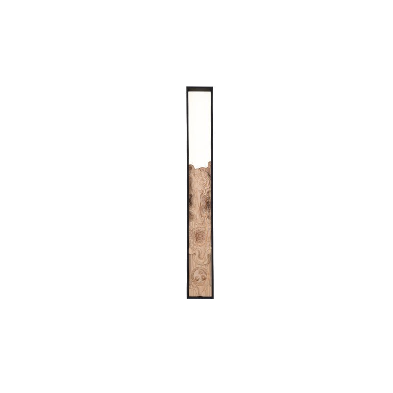 Topographic Lumen Wall Sconce – Sculptural Wood & LED Wall Light